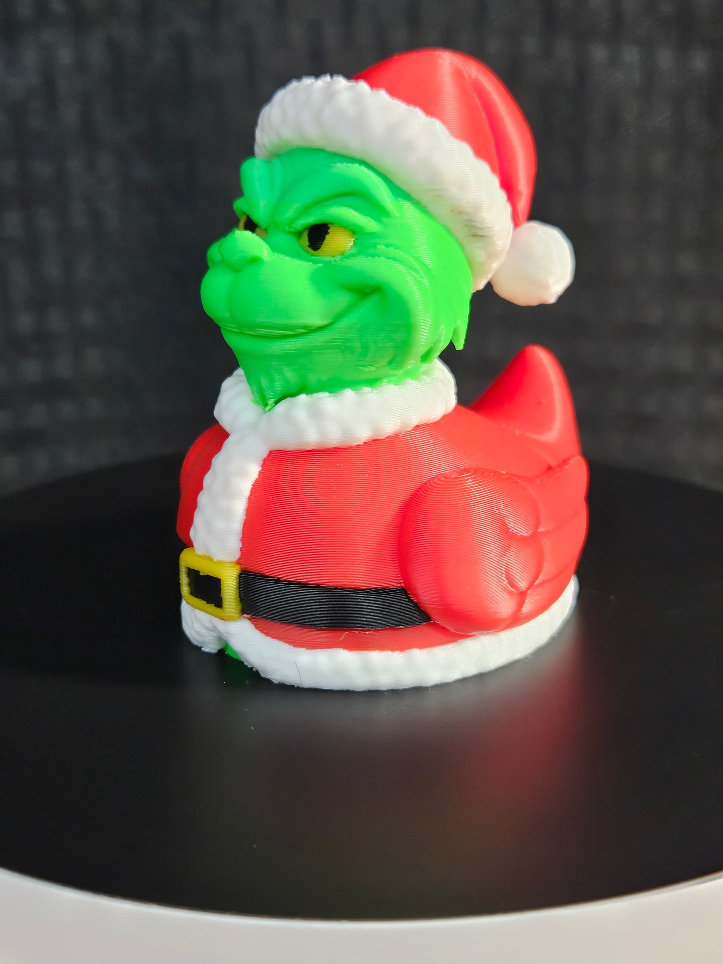 Grinch Santa Duck, Ducks, Ducking, DuckDuckJeep