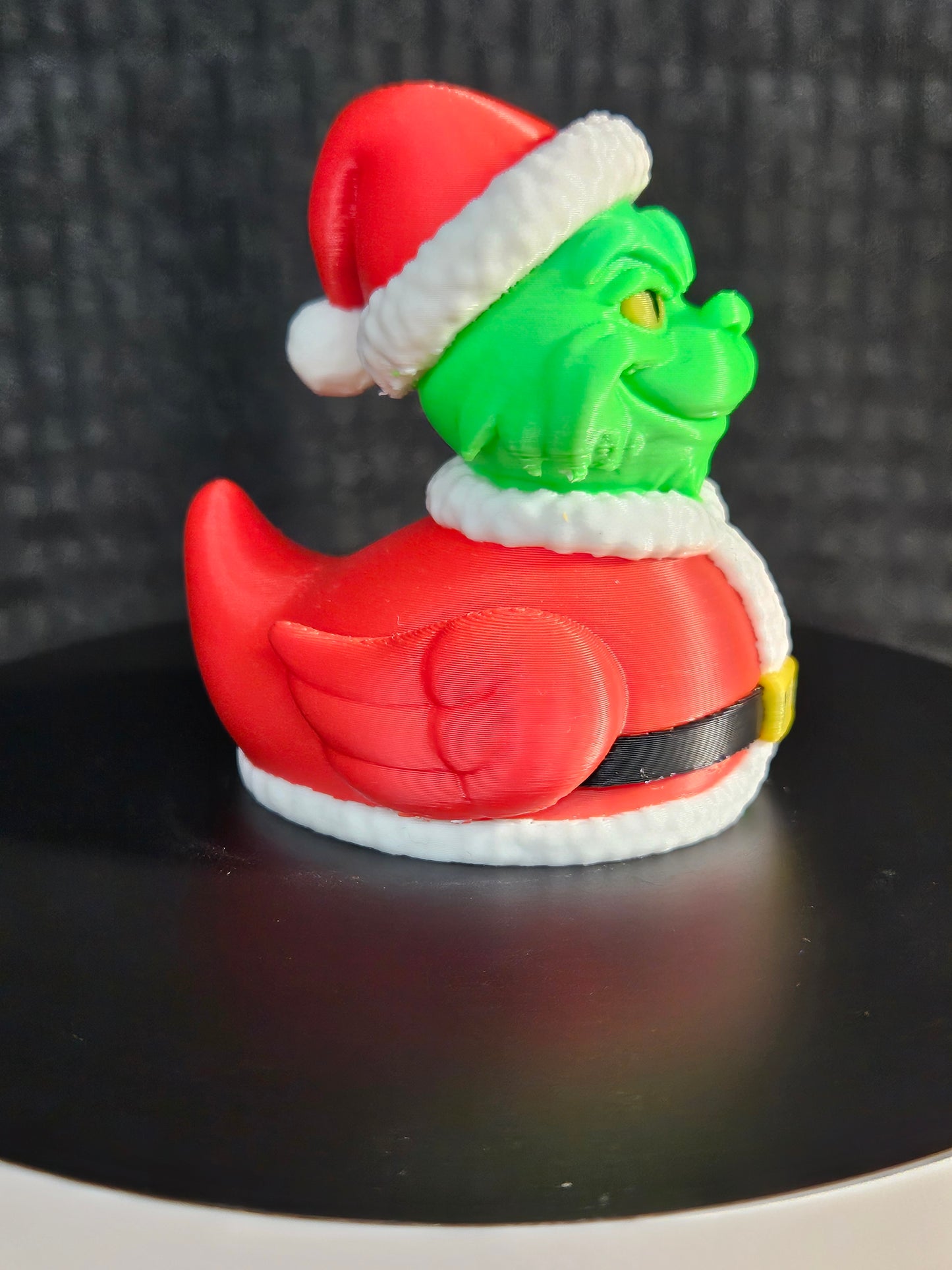 Grinch Santa Duck, Ducks, Ducking, DuckDuckJeep