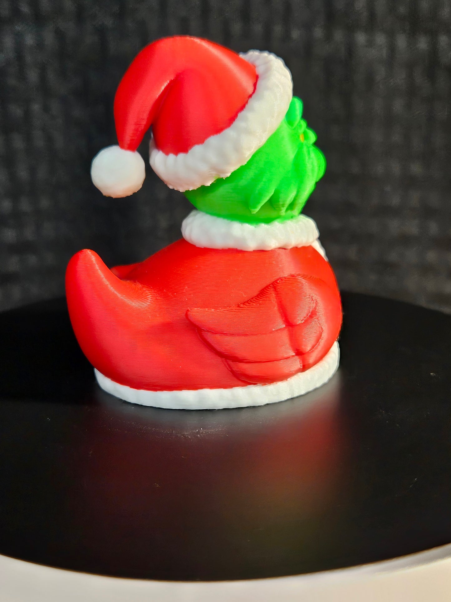 Grinch Santa Duck, Ducks, Ducking, DuckDuckJeep