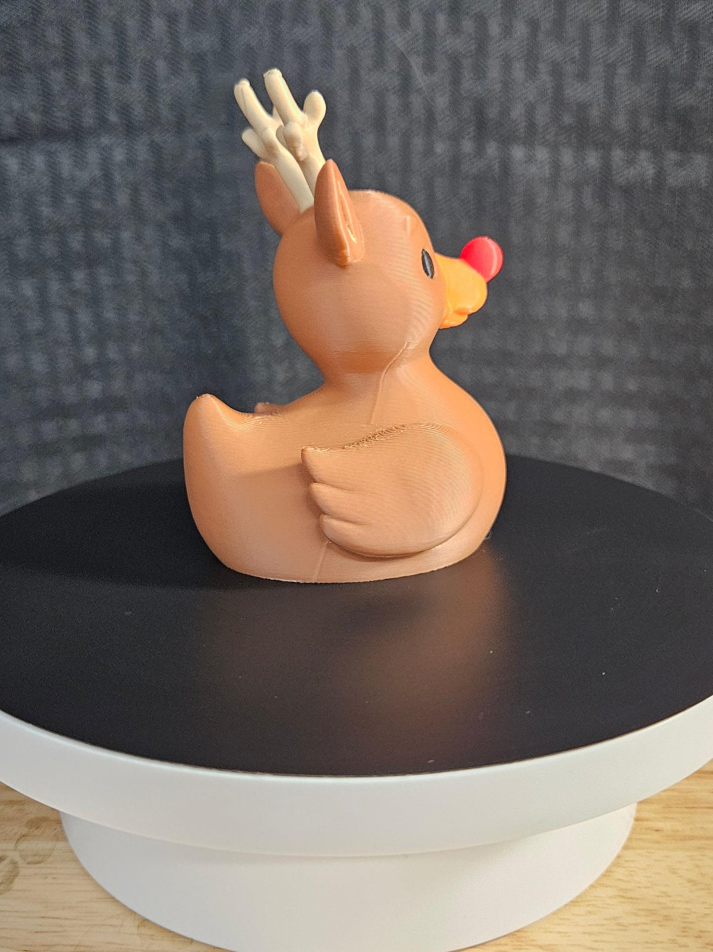 Rudolph Duck, Red Nosed Reindeer, Ducks, Ducking, DuckDuckJeep