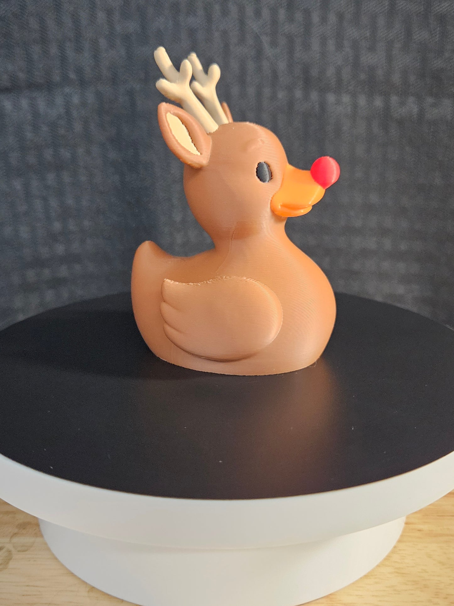Rudolph Duck, Red Nosed Reindeer, Ducks, Ducking, DuckDuckJeep
