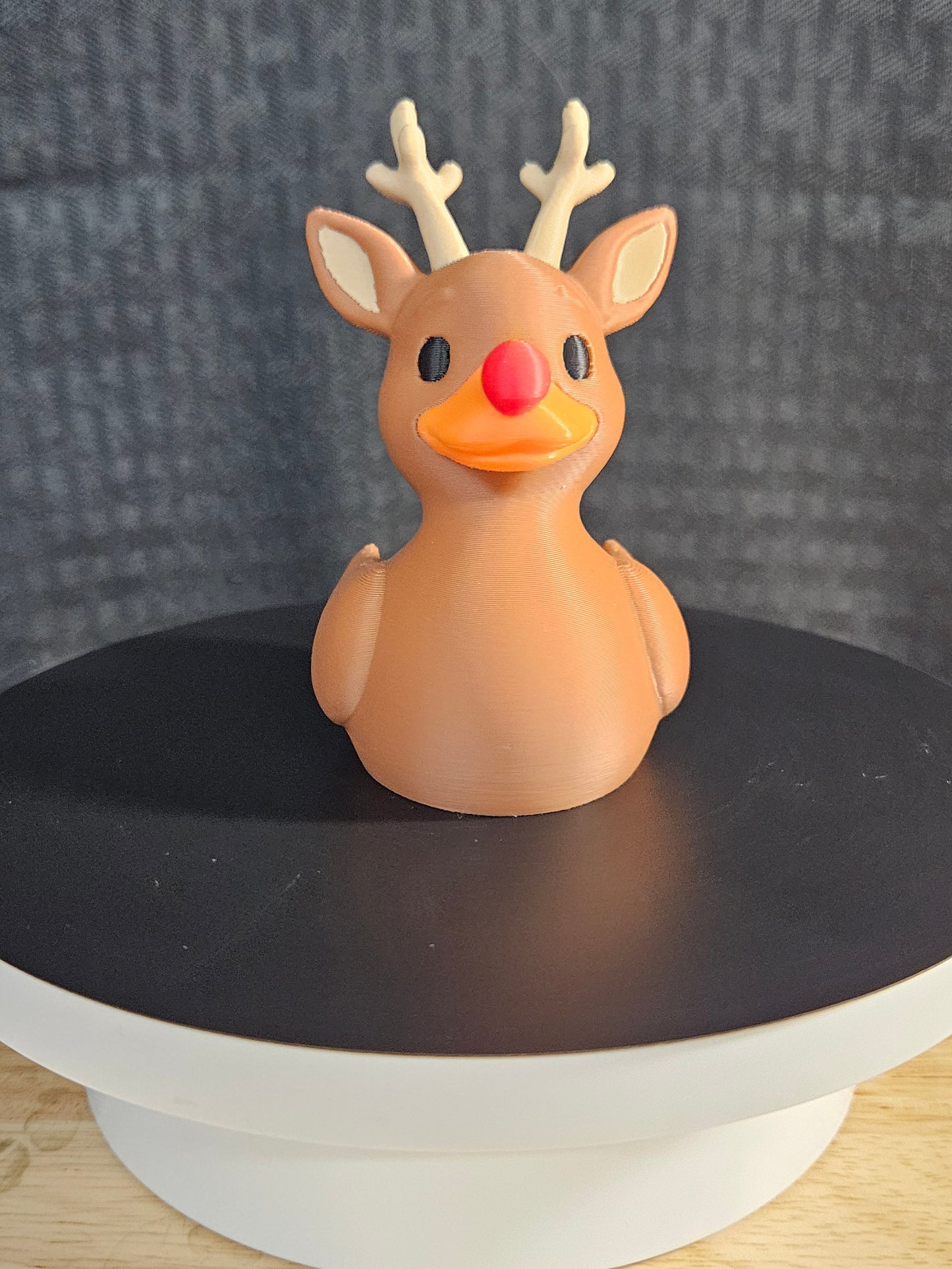 Rudolph Duck, Red Nosed Reindeer, Ducks, Ducking, DuckDuckJeep