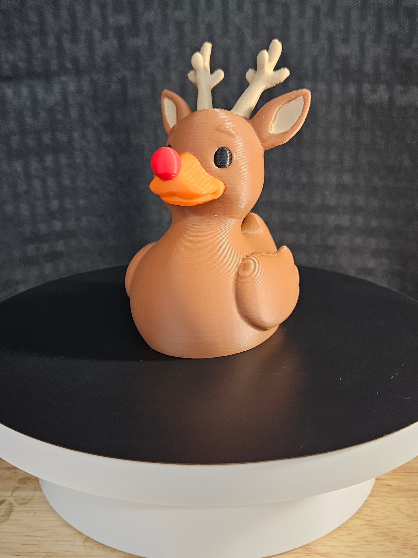 Rudolph Duck, Red Nosed Reindeer, Ducks, Ducking, DuckDuckJeep