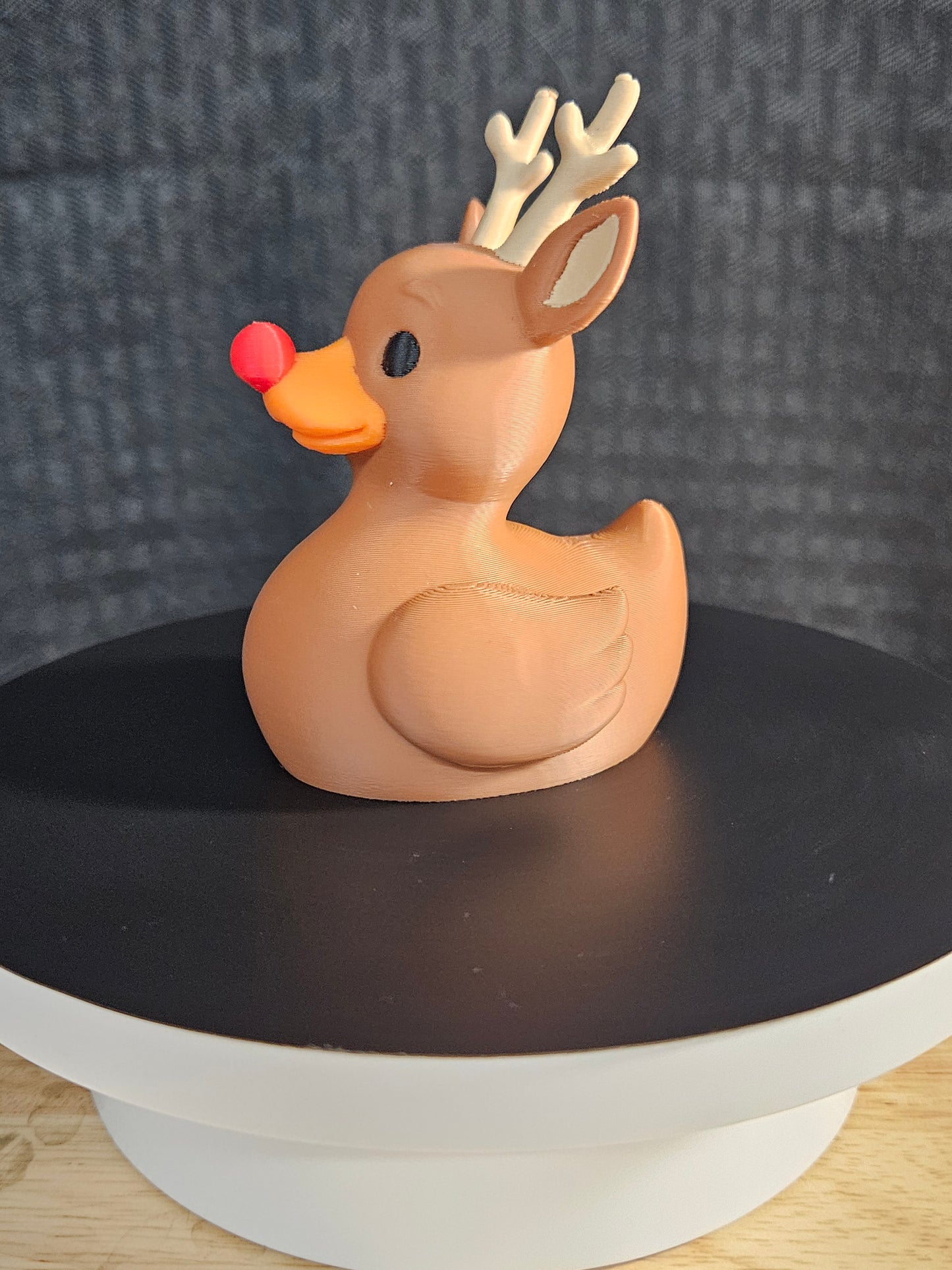 Rudolph Duck, Red Nosed Reindeer, Ducks, Ducking, DuckDuckJeep