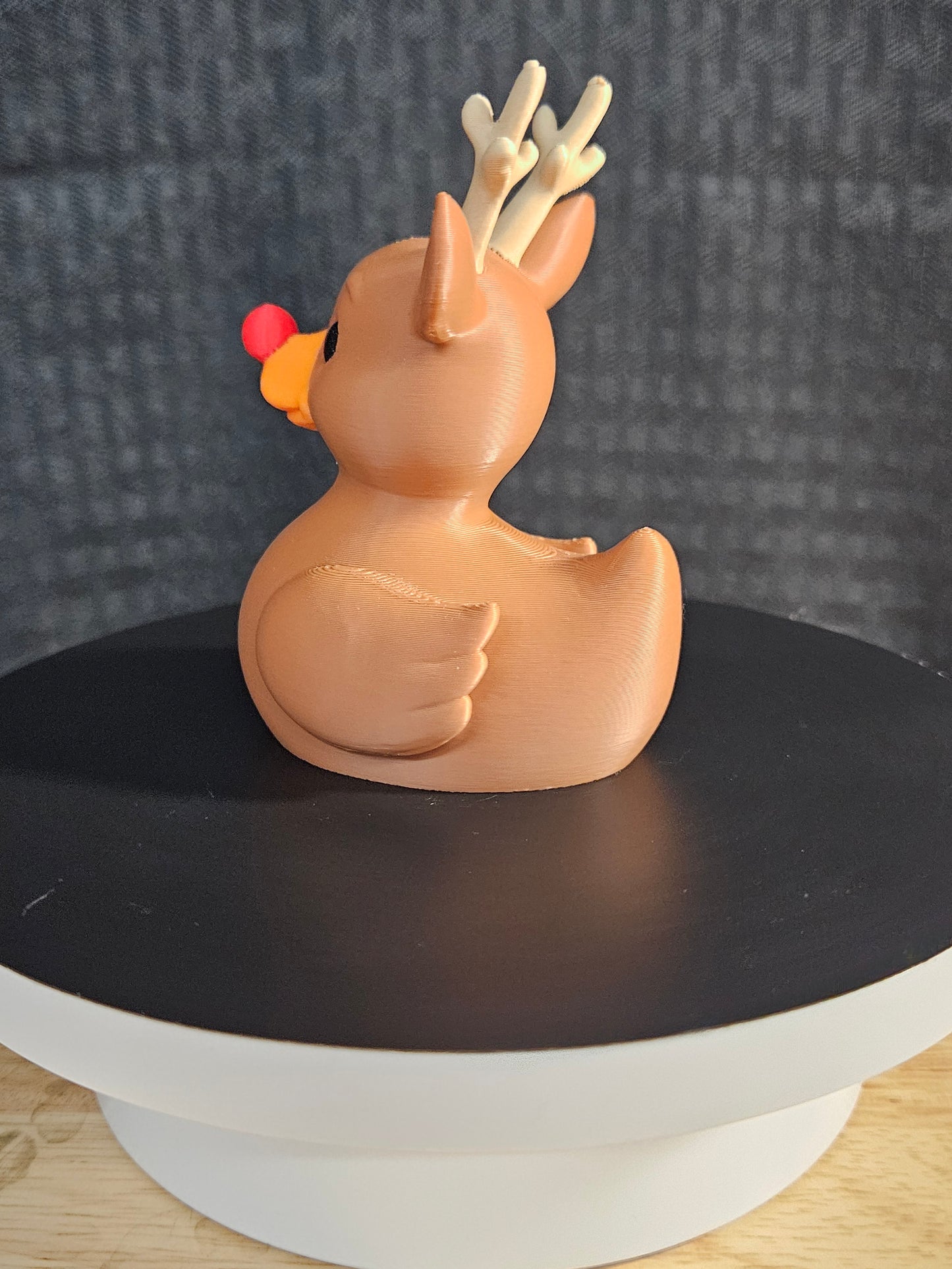 Rudolph Duck, Red Nosed Reindeer, Ducks, Ducking, DuckDuckJeep