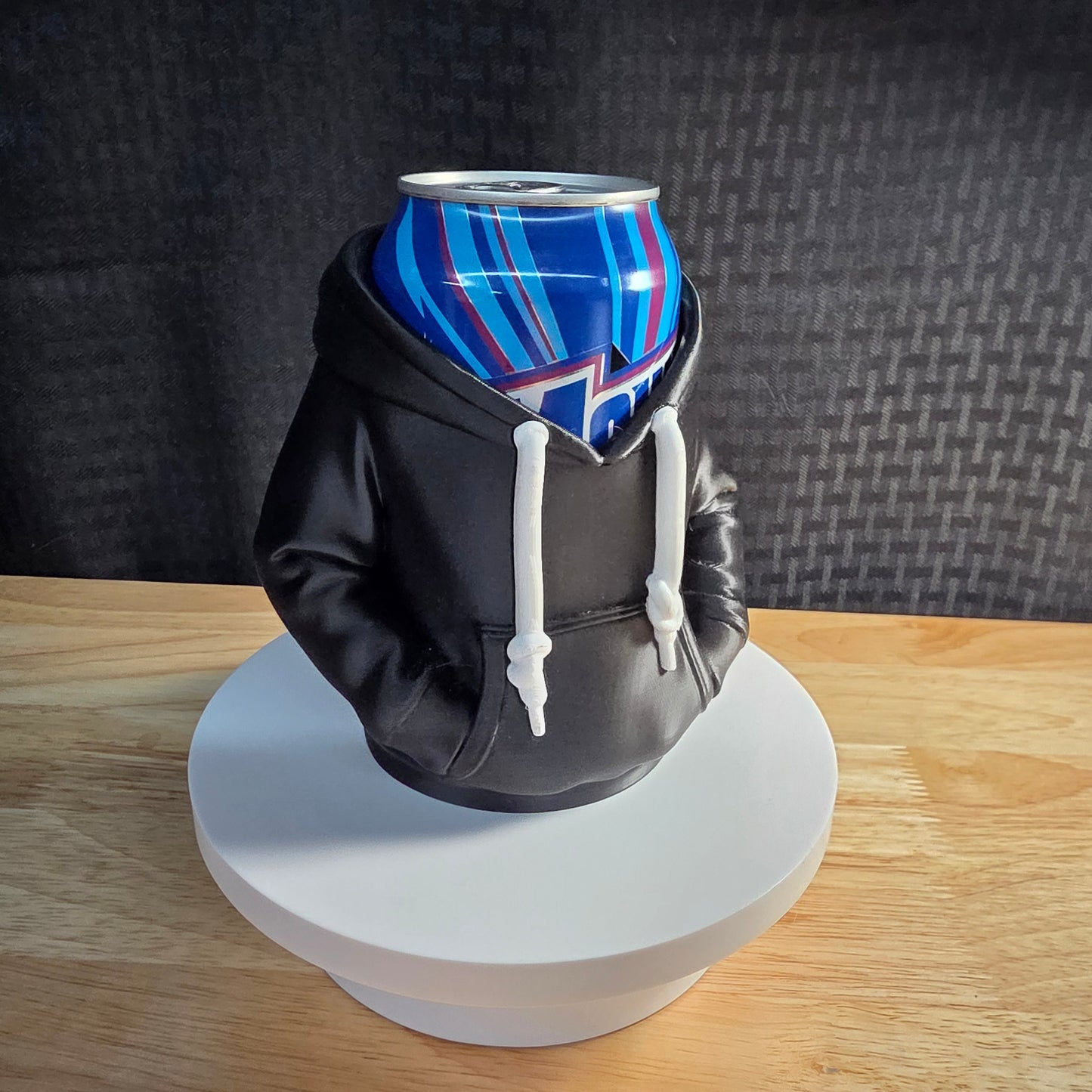 Hoodie Can Koozie, 3D Printed, Fits 12 oz. cans