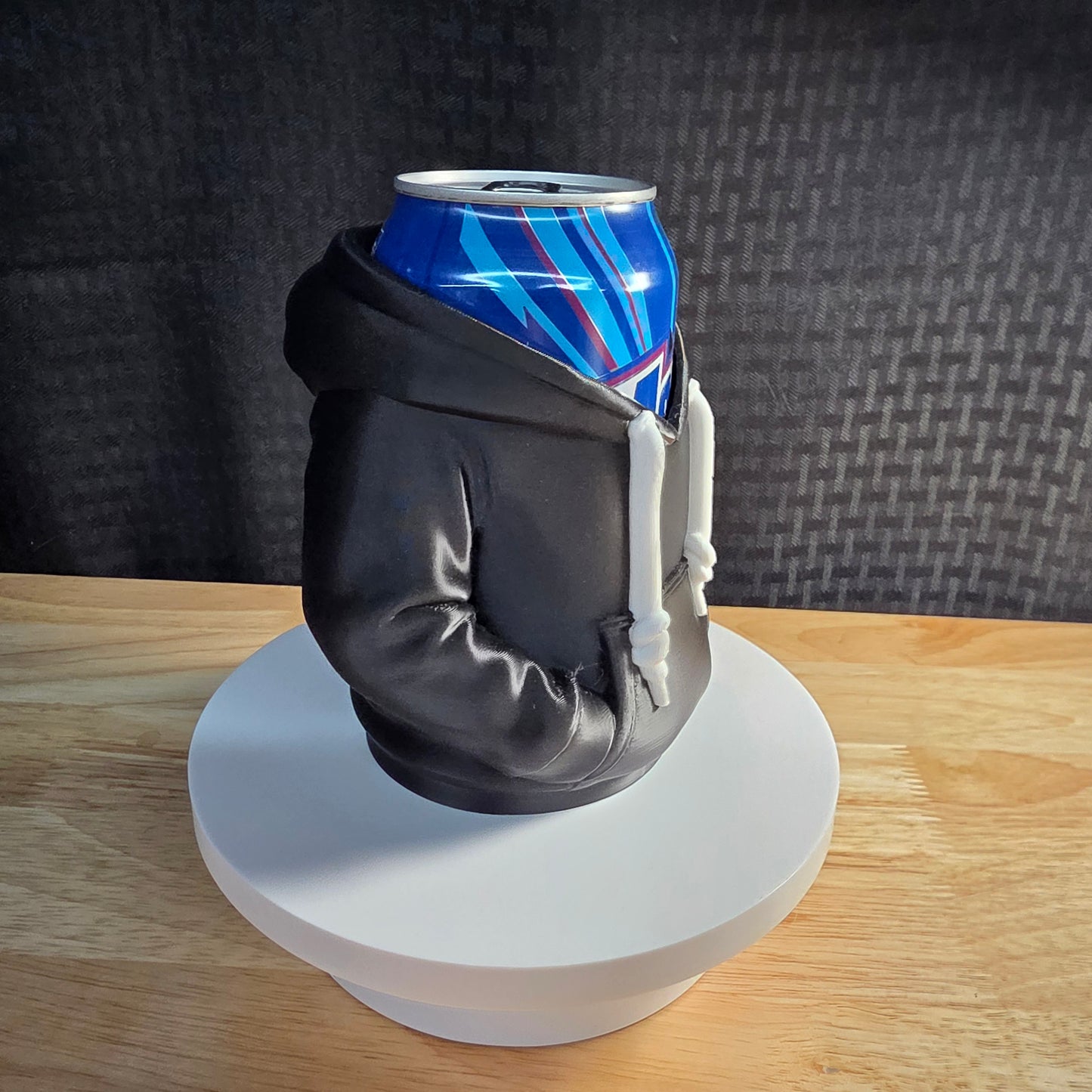 Hoodie Can Koozie, 3D Printed, Fits 12 oz. cans
