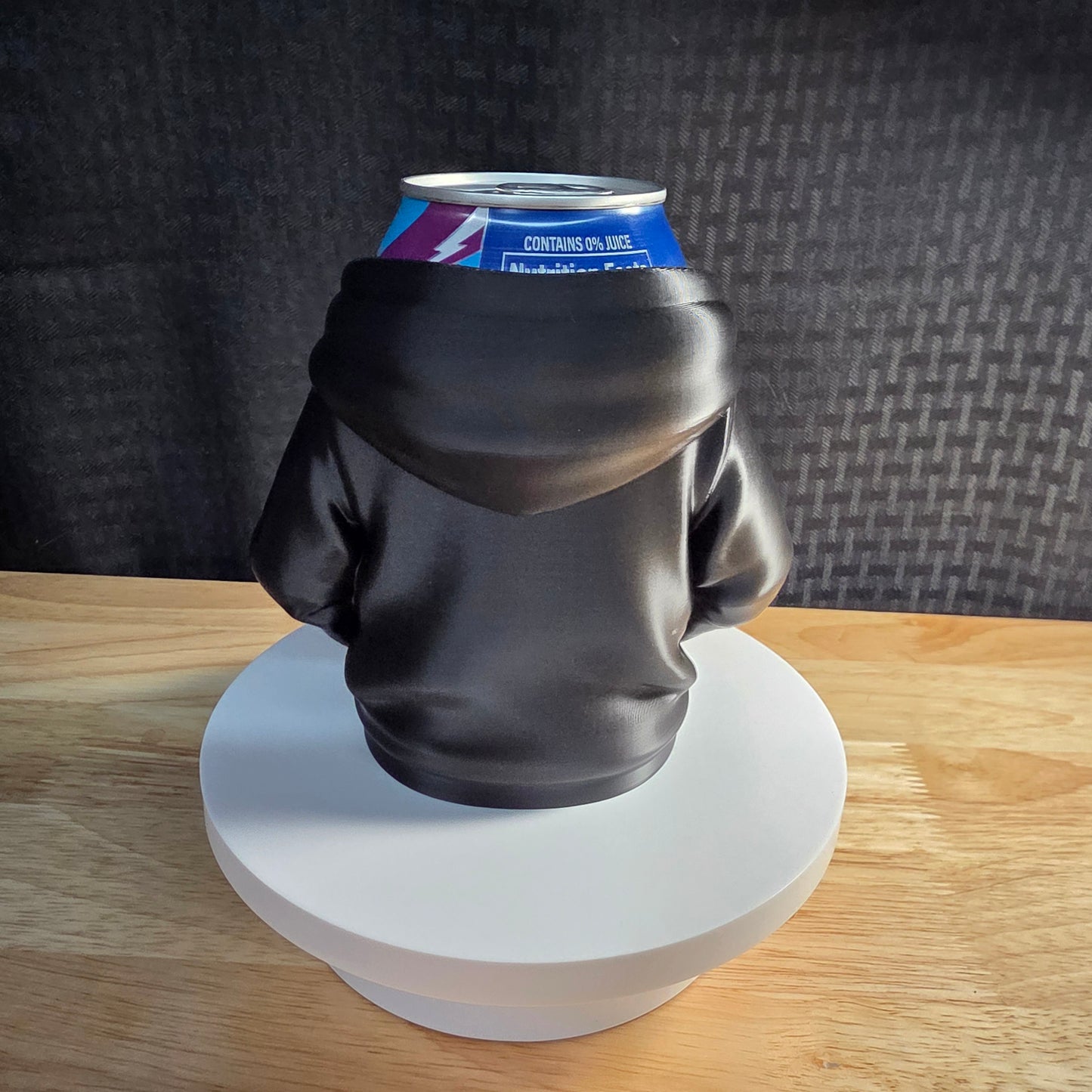 Hoodie Can Koozie, 3D Printed, Fits 12 oz. cans