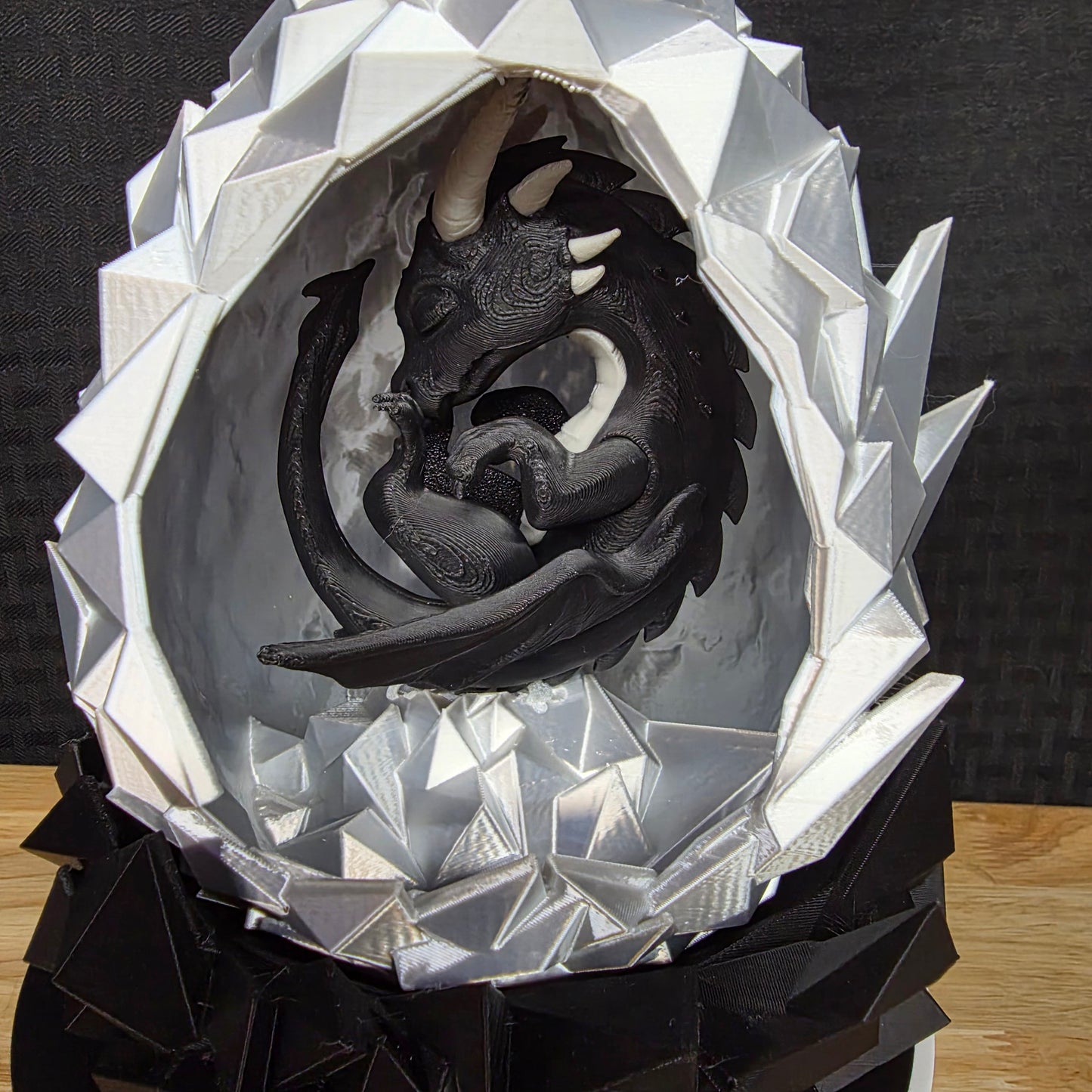 Ironscale Dragon LED Lamp, 3D Printed