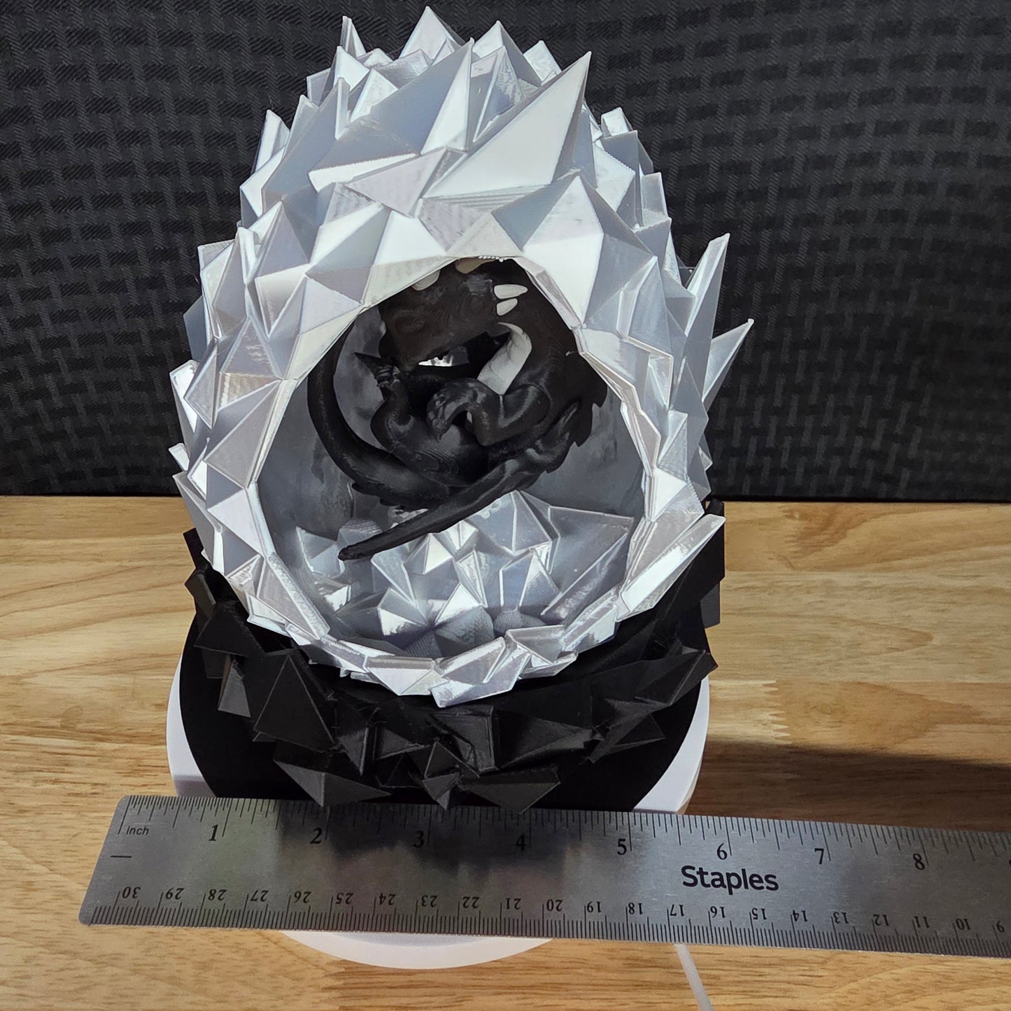 Ironscale Dragon LED Lamp, 3D Printed