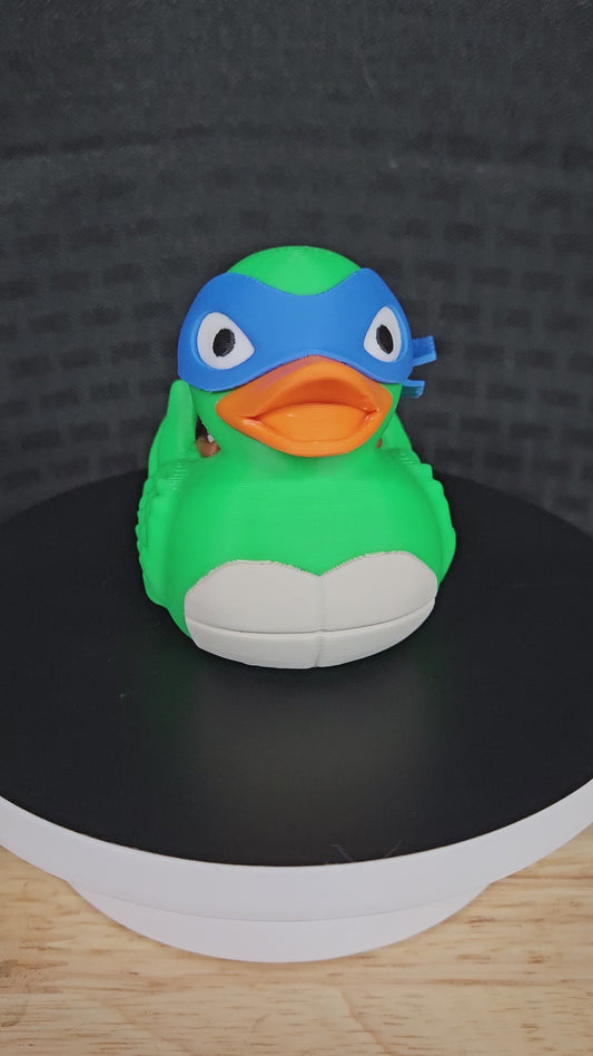 Leonardo Duck, TMNT, 3D Printed, Ducking, DuckDuckJeep