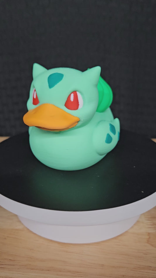 Bulbasaur Duck, 3D Printed, Ducking, DuckDuckJeep