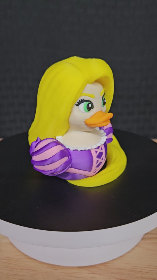 Rapunzel Duck, 3D Printed, Ducking, DuckDuckJeep