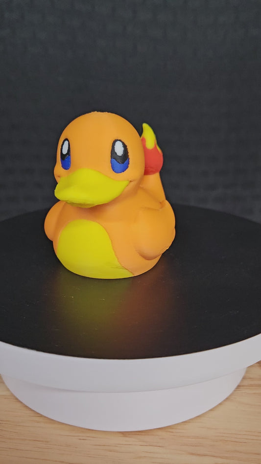Charmander Duck, 3D Printed, Ducking, DuckDuckJeep