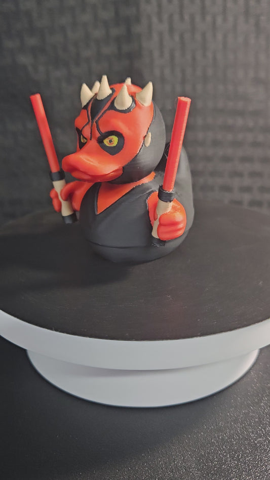 Darth Maul Duck, 3D Printed, Ducking, DuckDuckJeep
