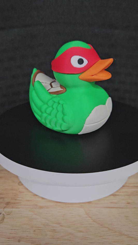 Raphael Duck, TMNT, 3D Printed, Ducking, DuckDuckJeep