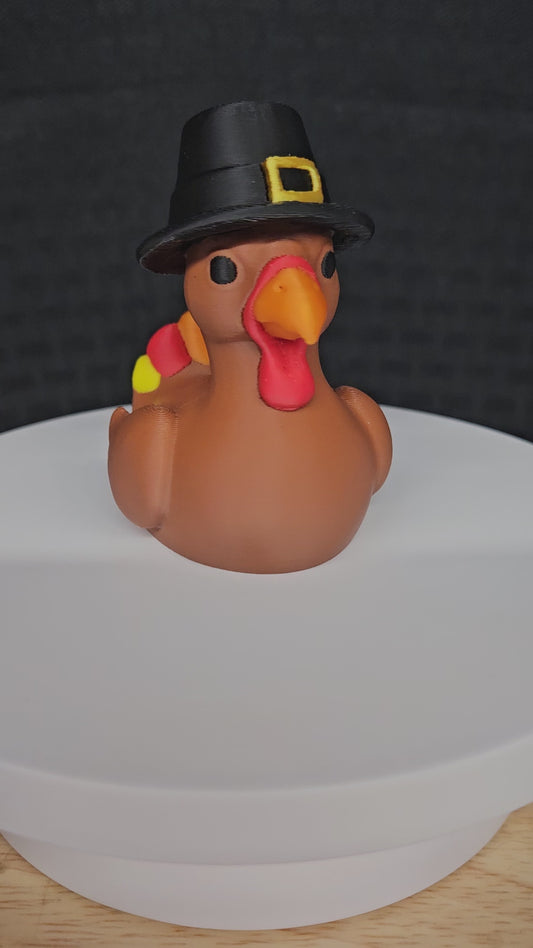 Turkey Duck, Thanksgiving, 3D Printed, Ducking, DuckDuckJeep