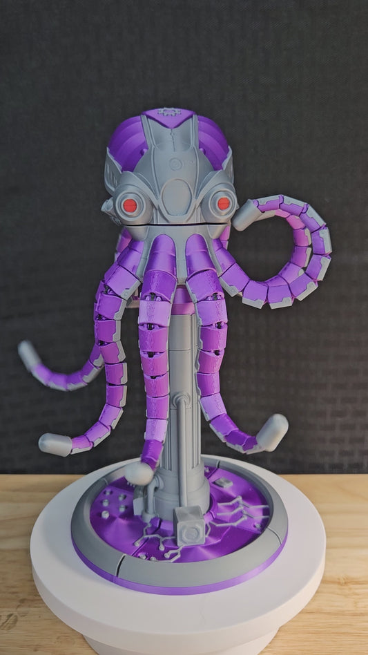 Articulating Animated Octopod Octopus